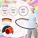 Syhood 12 Pcs Toy Color Hoop Plastic Detachable Adjustable Hoop Light Weight Exercise Fitness Equipment Toy Waist Ring for Adult Party 3 Sizes Yellow Green - Image 4