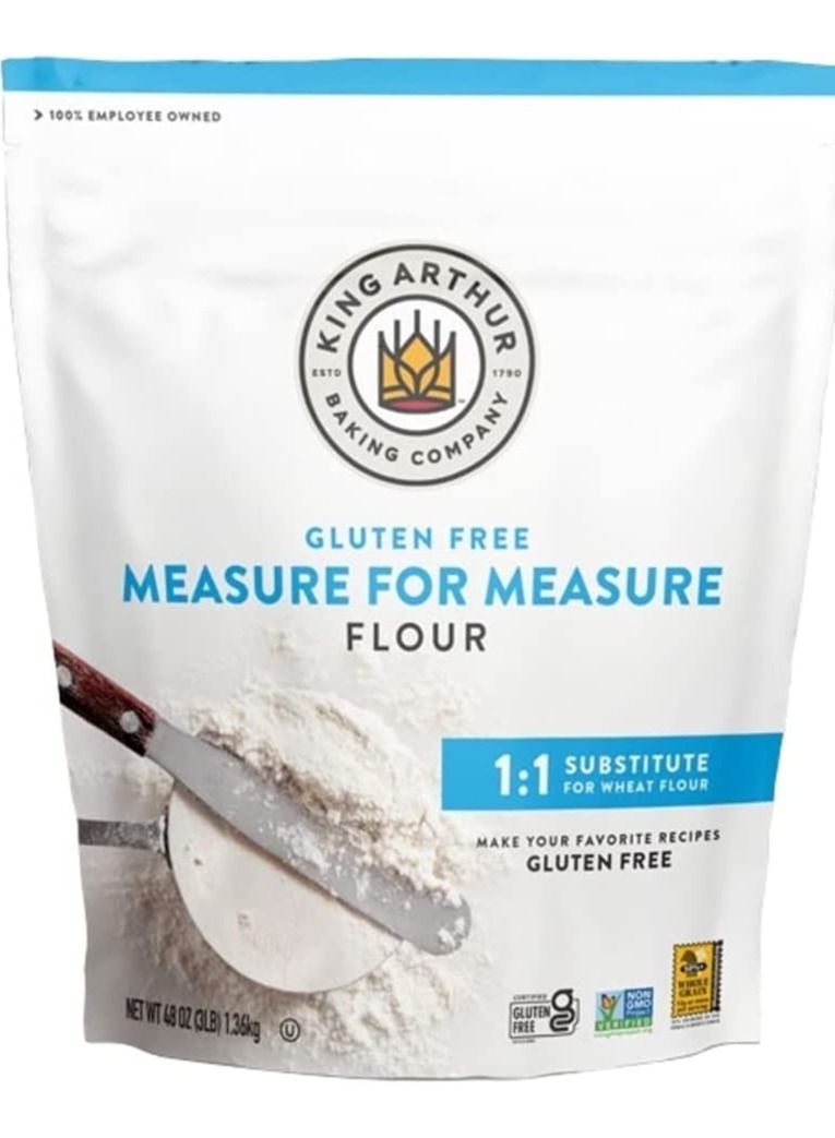 KING ARTHUR BAKING COMPANY King Arthur Flour Measure for Measure Flour Gluten Free 3 Pound - Image 1