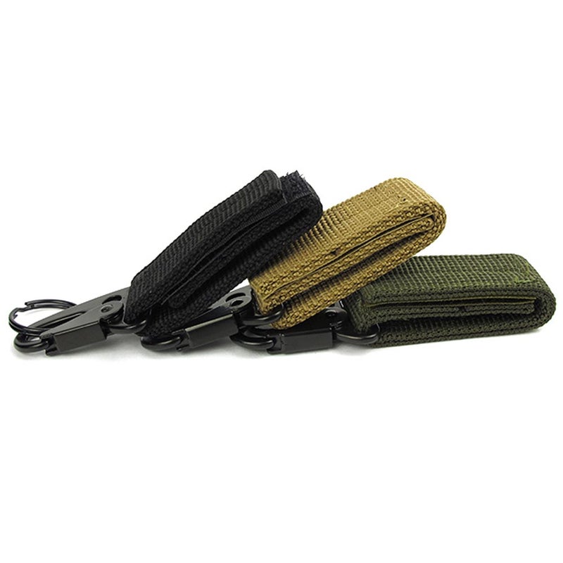 Carabiner High Strength Nylon MOLLE Webbing Buckle Key Hook Hanging Belt Buckle - Image 5
