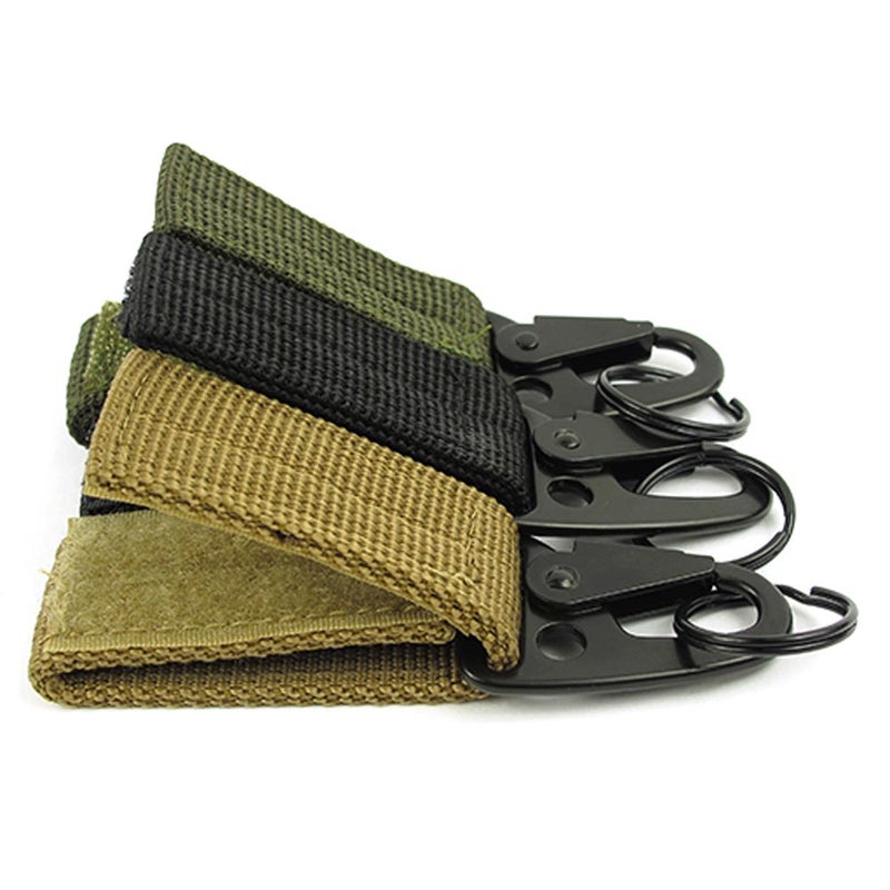 Carabiner High Strength Nylon MOLLE Webbing Buckle Key Hook Hanging Belt Buckle - Image 2