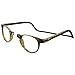 Clic Magnetic Reading Glasses for Men or Women Soft Foldable Band Computer Readers Taku SXL Havana 300 Magnification - Image 1