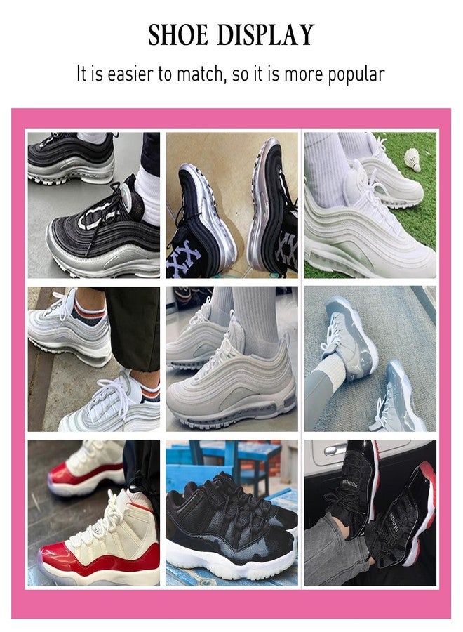 NDTEZUGT Round Thick Shoe Laces for Jordan 11 Sneakers, 1/4"(6mm) Athletic Shoelaces Replacement for Basketball Shoes, White, 54"/140cm - Image 5