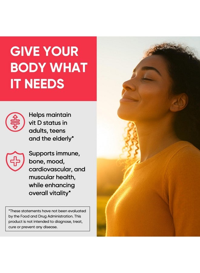 Venture Pal Vitamin D3 10000 IU Drops Plus K2 200 mcg with Magnesium, MCT Oil, Zinc, Vitamin D Liquid |Maximum Absorption for Bone, Mood & Immune Health (Strawberry, 2 Fl Oz) - Image 5