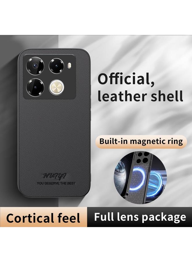 Zaboon Case For Infinix Note 40 Pro 5G HUIYI Leather Magnetic Phone Case - Image 2