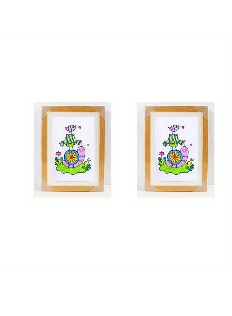 Beauenty Kids Art Frames, Front-Opening, Great For Kids Drawings, Artworks - Image 4