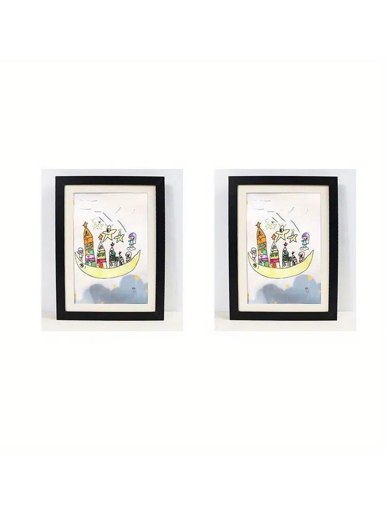 Beauenty Kids Art Frames, Front-Opening, Great For Kids Drawings, Artworks - Image 1