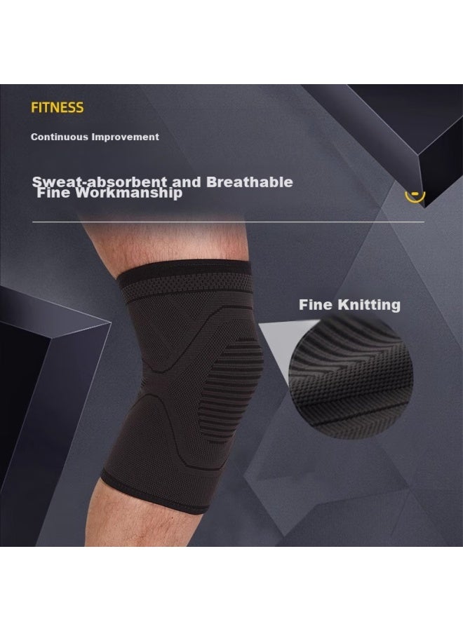 Yanmao Sports Knee Pads, Running Leg Guards, Basketball Hiking, Men's Spring Knee Joint Protectors, Women's Protective Gear, Non-slip Breathable M1 Pair - Image 3
