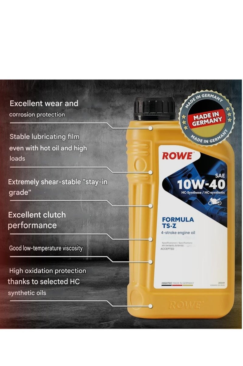 رووي روى هايتيك فورمولا SAE 10W-40 TS-Z زيت محرك صناعي - 1 لتر (ألمانيا) - Image 3