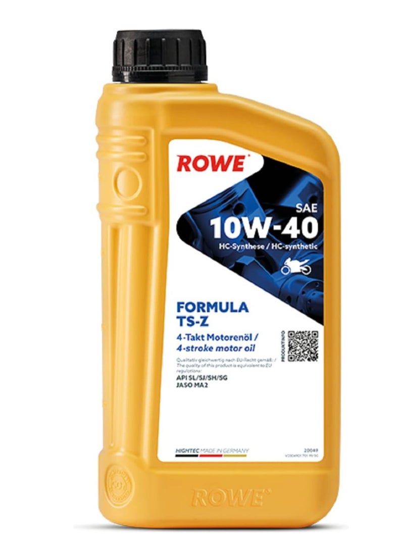 رووي روى هايتيك فورمولا SAE 10W-40 TS-Z زيت محرك صناعي - 1 لتر (ألمانيا) - Image 1