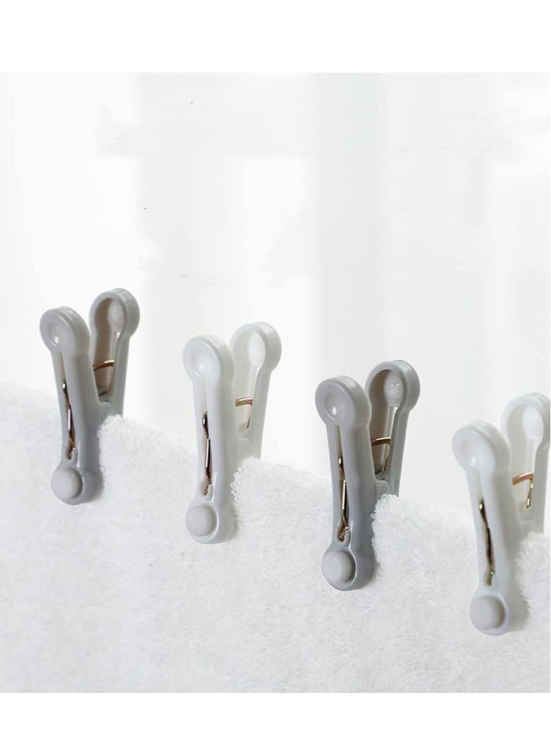 SYOSI Chip Clips Plastic Clothespins Bag Clips for Food Packages Towel Laundry Sock Clothes Pins Non-Slip Grip Refrigerator Bread Bags Snack Bags 16 Pack - Image 3