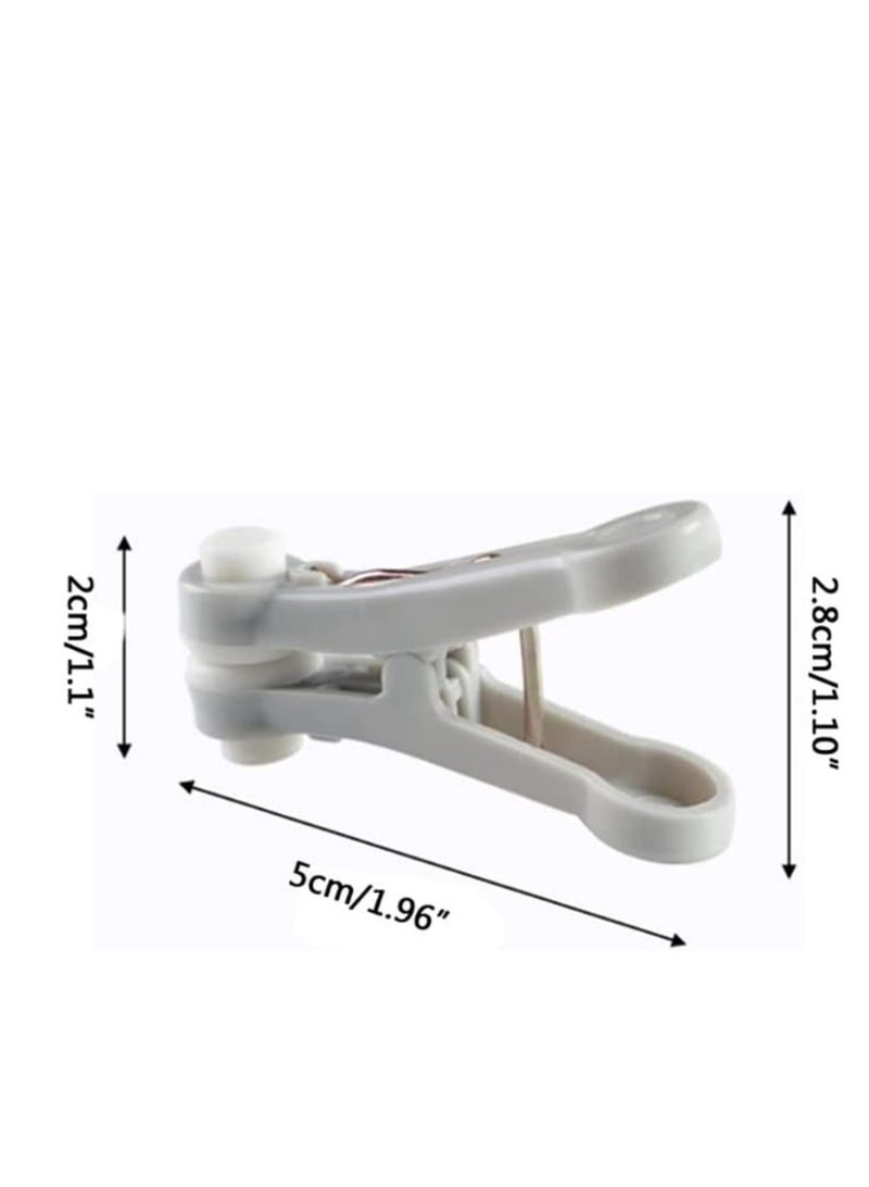 SYOSI Chip Clips Plastic Clothespins Bag Clips for Food Packages Towel Laundry Sock Clothes Pins Non-Slip Grip Refrigerator Bread Bags Snack Bags 16 Pack - Image 5