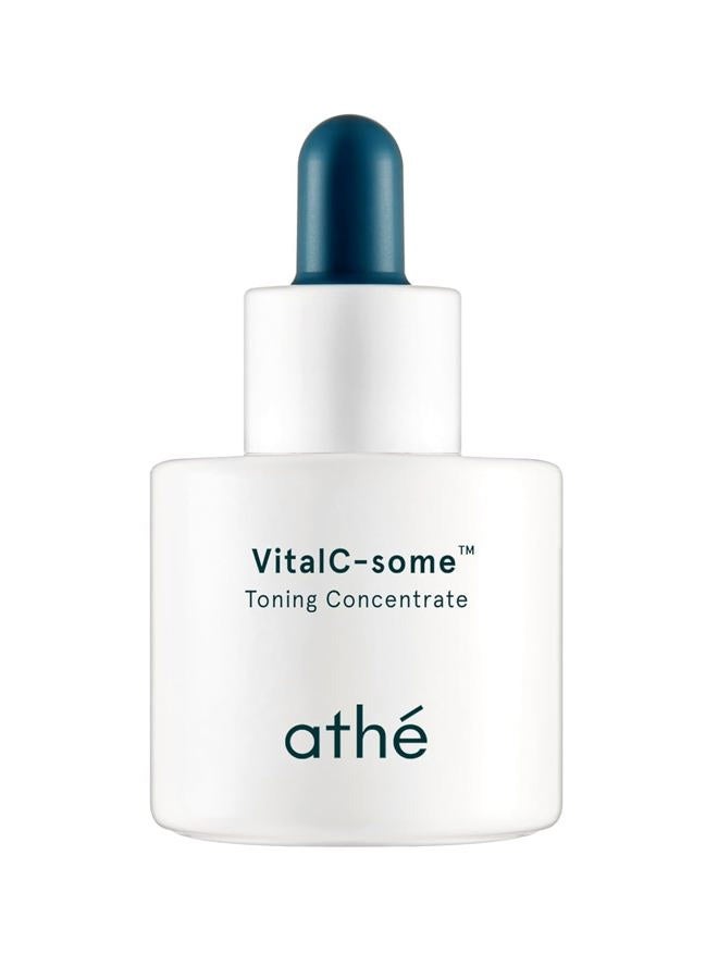 ATHÉ ATHE Vital C-some Toning Concentrate, Anti-aging & Radiance Face Ampoule with Pure Vitamin C for Blemishes and Freckles, Korean Vegan Serum Targets Age Spots & Smooths Skin, 0.67 fl.oz. - Image 1