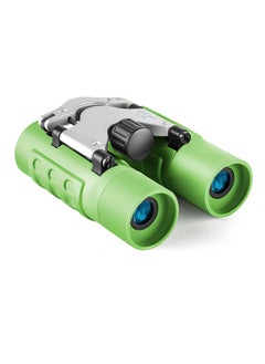 Generic Real Binoculars For Kids Gifts For 3 Years Plus 8x21 High Resolution Optics Mini Compact Binocular Toys Shockproof Folding Green  - Image 1