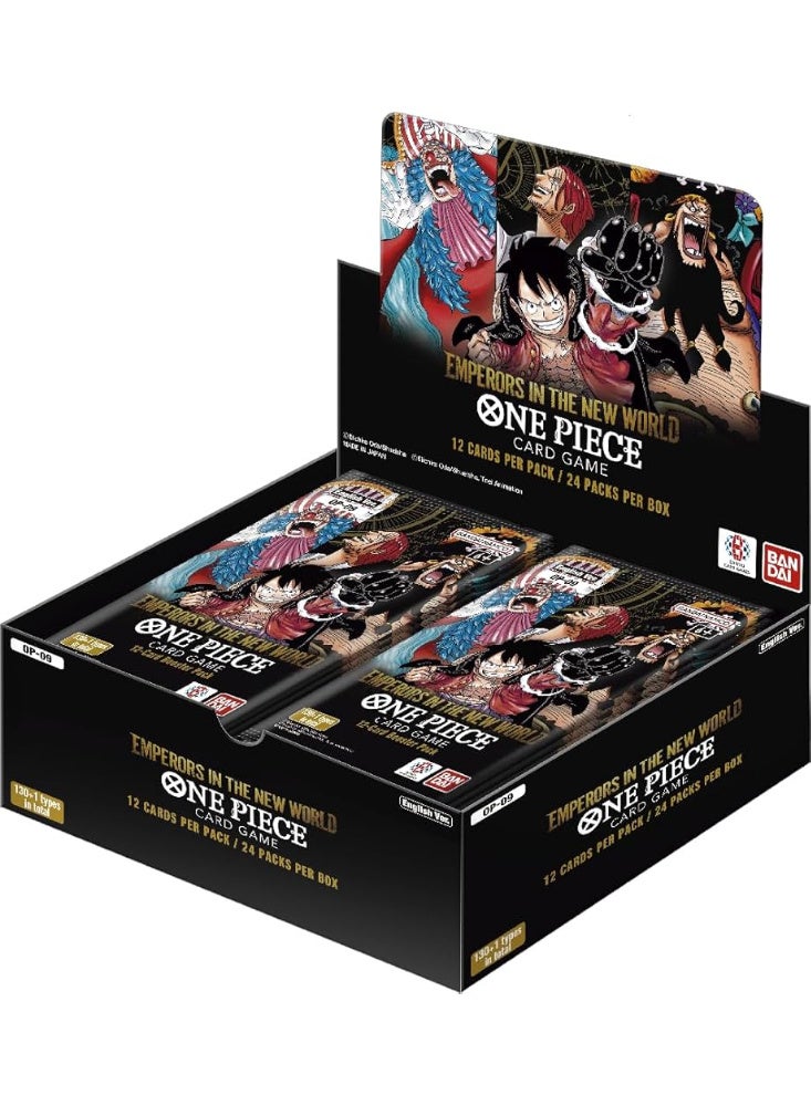 OP-09 “Emperors in the New World” Booster Box (English) | 24 Packs | Factory Sealed 🎴✨