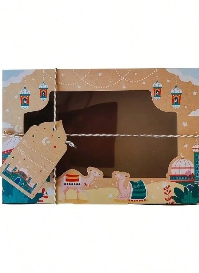 Generic - Eid Mubarak distributions with different designs suitable for sweets and all kinds of gifts, 4 boxes - Image 1