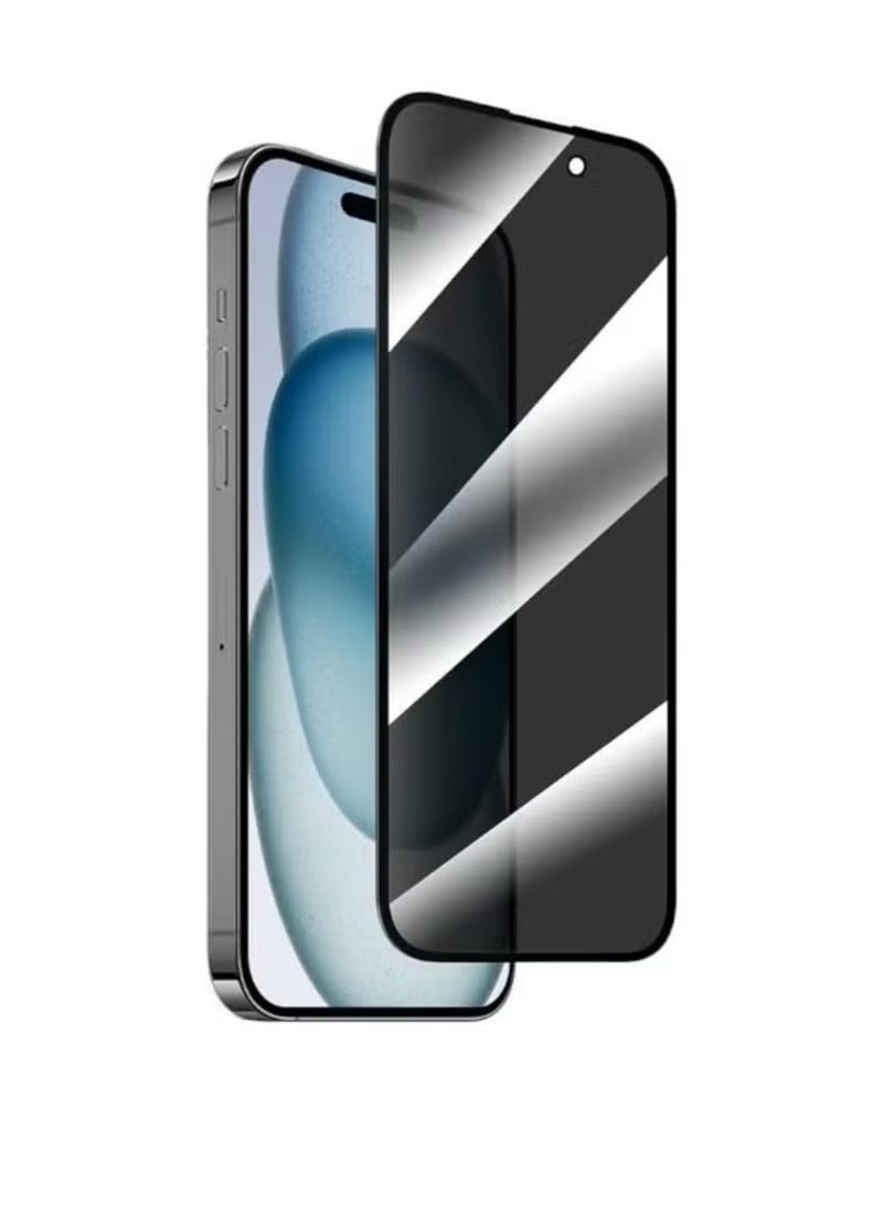 High-quality privacy anti-fingerprint screen protector for iPhone 15 Plus and 16 Plus