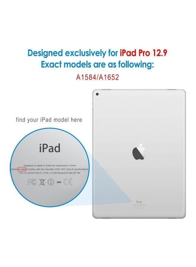 نيبمينينت غطاء حماية ذكي جيتيك لجهاز أبل آي باد برو مقاس 12.9 بوصة (إصدار 2015) مزود بخاصية السكون/ التشغيل التلقائي أسود - Image 2