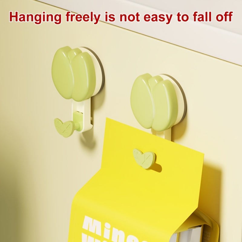 Red No Drill Shower Holder With Suction Cup For Small Bath Hooks - Image 5