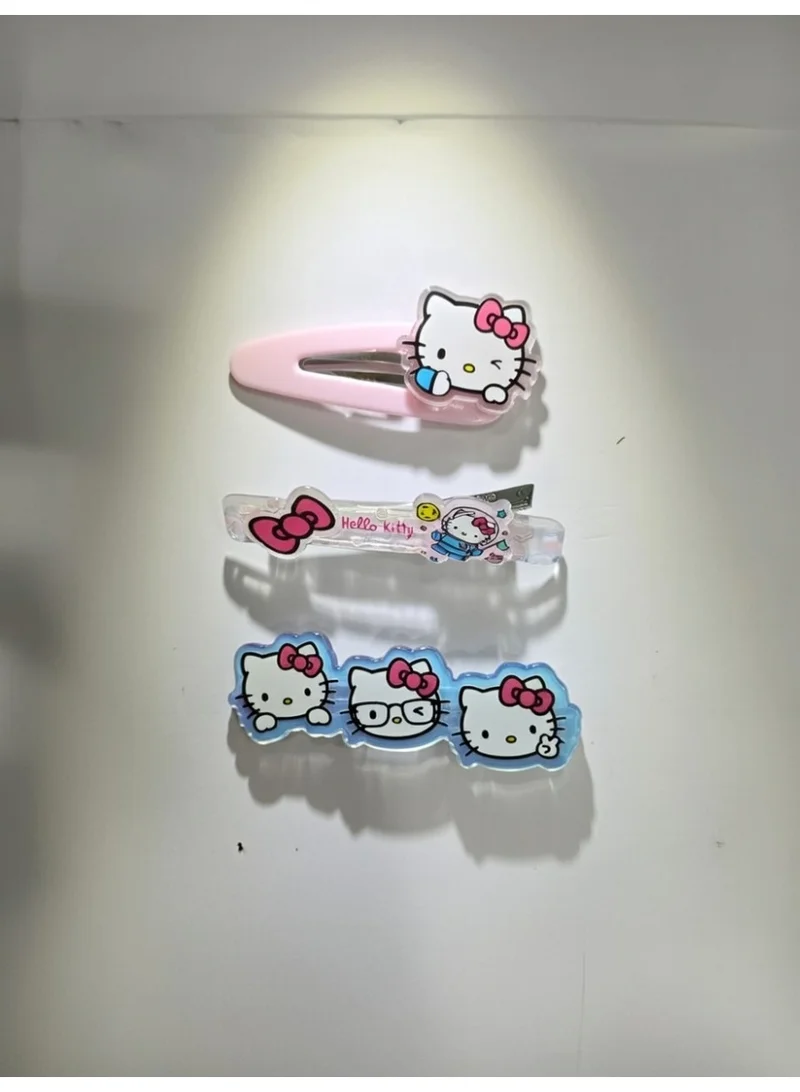 هالو كيتي مجموعة إكسسوارات شعر هيلو كيتي