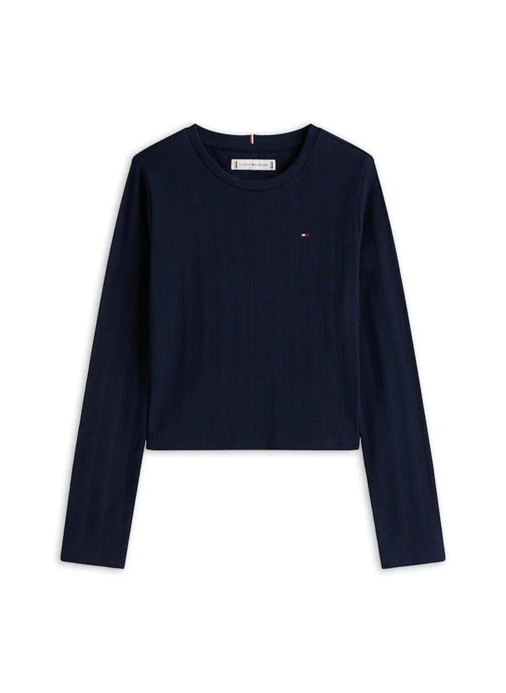 TOMMY HILFIGER Kids Pointelle Top