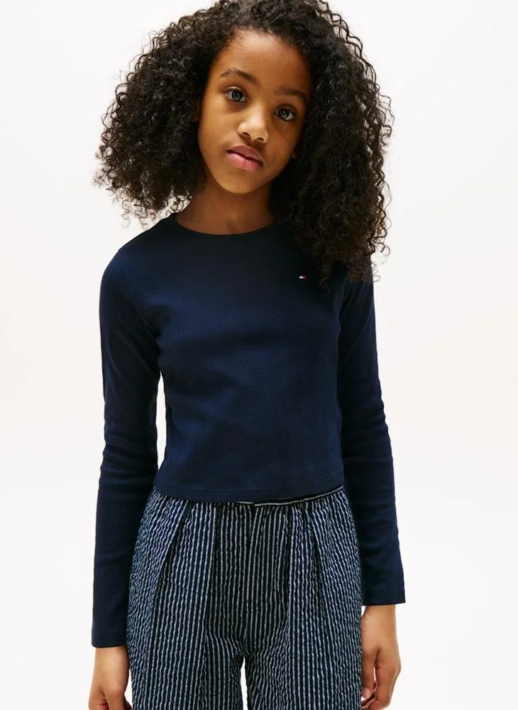تومي هيلفيغر Kids Pointelle Top