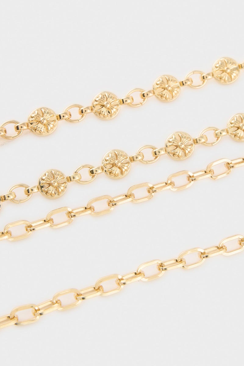 DeFacto Gold Woman Woman 2 Piece Necklace Set Casual - Image 4