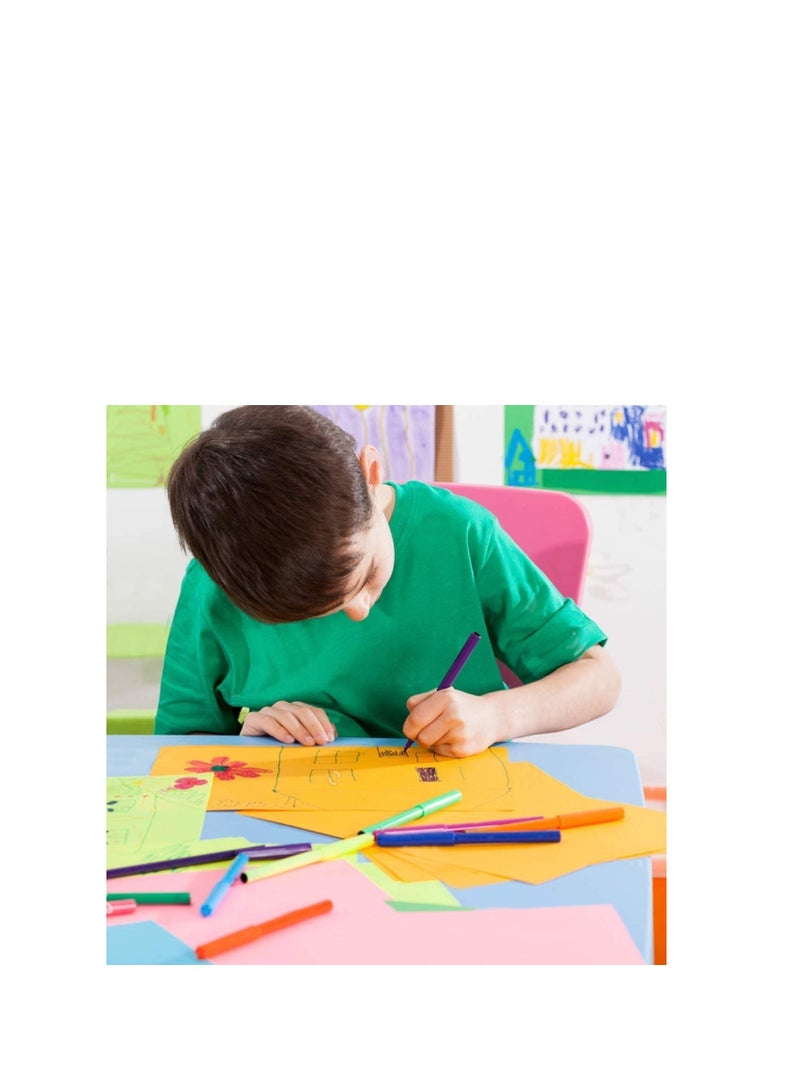MARKQ Green Colored Paper, 100 Sheets A4 Color Paper sheets for Decorating Drawing Origami DIY Arts and Crafts, 80gsm 29.7 cm x 21 cm  - Image 4