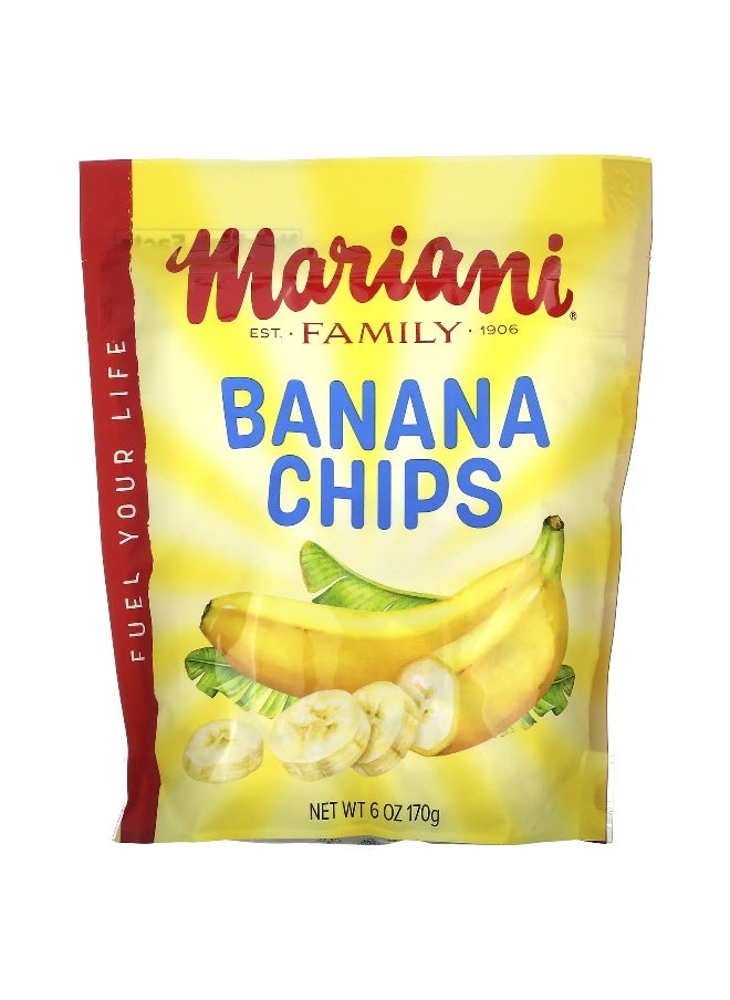 Mariani Dried Fruit Mariani Dried Fruit, Banana Chips, 6 oz (170 g)  - Image 1