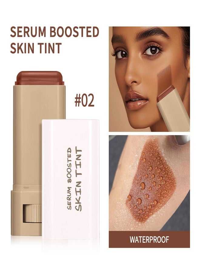 Loobexery 3 Pcs Beauty Balm Serum Boosted Skin Tint Foundation Stick Solid Tinted Moisturizing Serum Contour Stick for Flawless, Sheer to Medium Coverage, Radiant & Dewy Finish, Face Tinted Foundation(3# 5# 6#) - Image 2