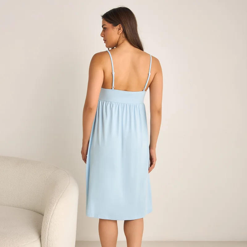 Splash FAV Maternity Slip Dress with Adjustable Straps