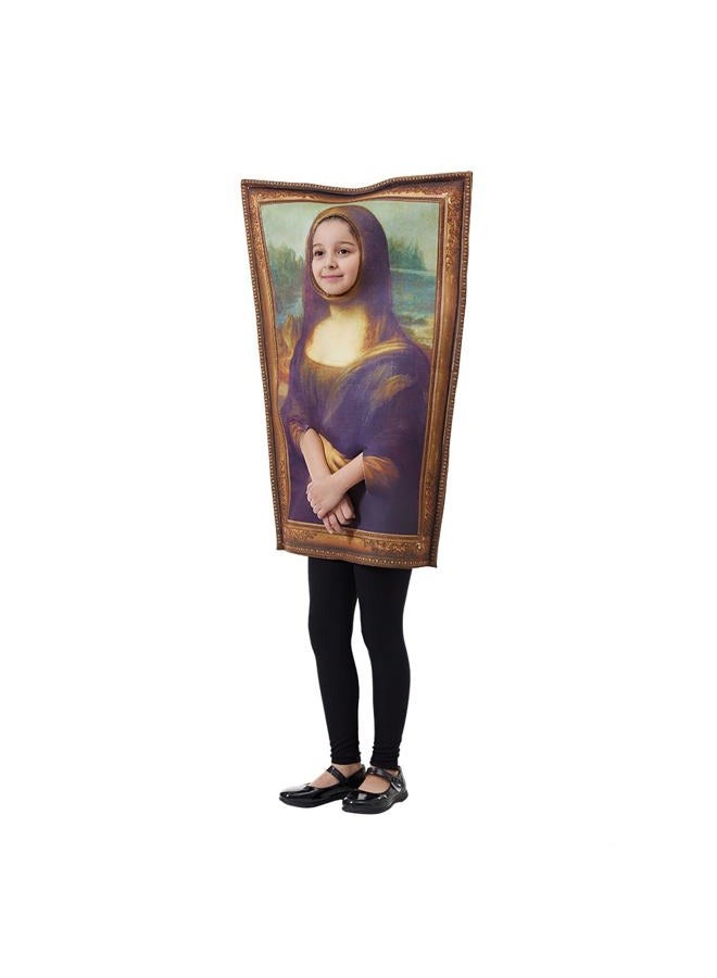 EraSpooky Kids Mona Lisa Costume Funny Celebrity Paintings Halloween Clothes - Image 2