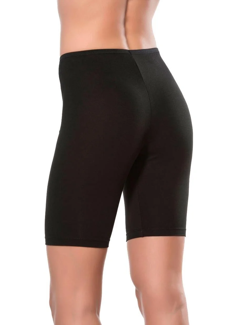 Kompedan Women's Lycra Jersey Above Knee Tights Black | K0413