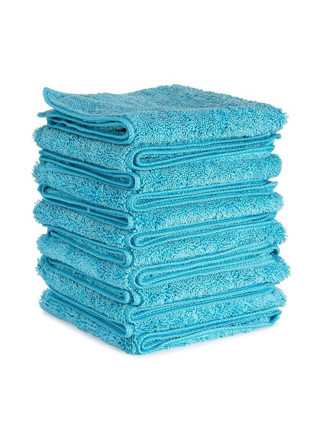 Plane Perfect Premium Microfiber Towels - 350GSM, 14"x14" Scratch Free, Absorbent, Reusable Cleaning & Drying Towels for Planes, Cars, Boats, Motorcycles | 12 Pack - Image 1