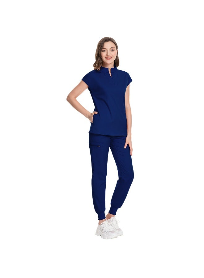 NIBEMINENT Medical Uniforms Women Scrubs Sets Nurse Nursing Work Clothes Beauty Salon Spa Work Clothes Surgical Suit Lab Hospital Overall - Image 1
