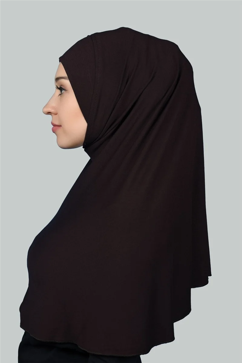 Altobeh Ready-made Hijab Practical Scarf Hijab Hijab - Prayer Cover (Xl) - Dark Brown