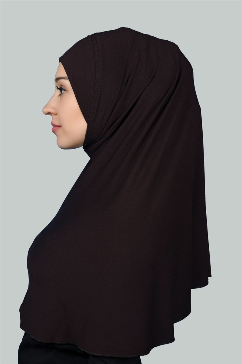 Altobeh Ready-made Hijab Practical Scarf Hijab Hijab - Prayer Cover (Xl) - Dark Brown  - Image 3