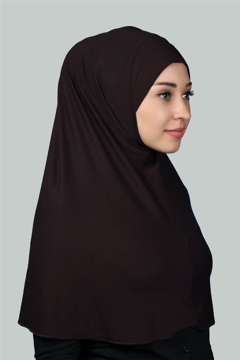 Altobeh Ready-made Hijab Practical Scarf Hijab Hijab - Prayer Cover (Xl) - Dark Brown  - Image 2