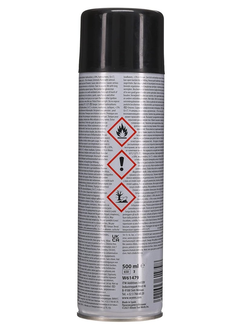 وينز منظف الفرامل والقابض WYNNS W61479 سعة 500 مل - Image 2