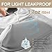 BATTEWA Washable Incontinence Underwear for Men Regular Cotton LeakProof Briefs with Front Absorption Area for Bladder Leak Protection 50mlBlack Medium 5 Pack - Image 4