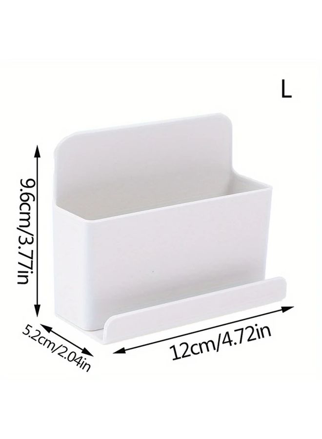 Wall Mounted Remote Control Holder Storage Box Modern Design Smooth Finish - Image 5