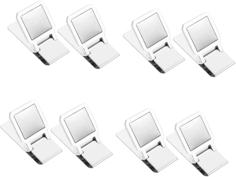 Stainless Steel Wallet With Clip 4 Pack Office Minimalist Cash Holder - Image 1