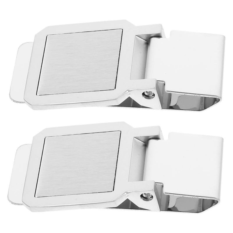 Stainless Steel Wallet With Clip 4 Pack Office Minimalist Cash Holder - Image 3