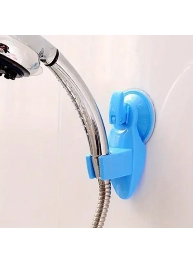 1Pc Adjustable Shower Head Holder with Strong Vacuum Suction Cup No Drill Wall Mount Bracket for Bathroom Kitchen Blue - Image 2