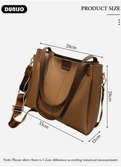 Women's Shoulder Tote Bag Faux Leather Handbag for Women Large Capacity Messenger Bag, Fashionable Travel Shoulder Bag for Ladies Girls College Students - pzsku/ZC09EE6B56921BDA6047EZ/45/_/1731547697/ca1c8e7b-1876-4069-b501-21309c8d128e