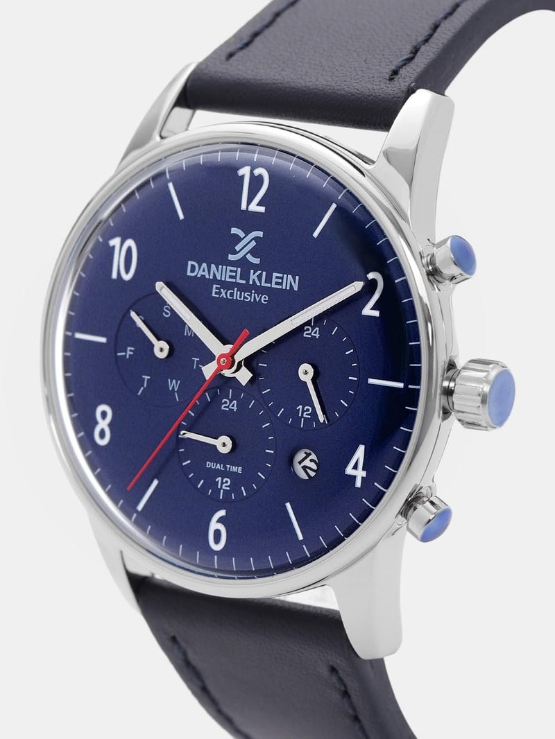 Daniel Klein Analog Blue Dial Men's Watch-DK11832-3 - Image 3