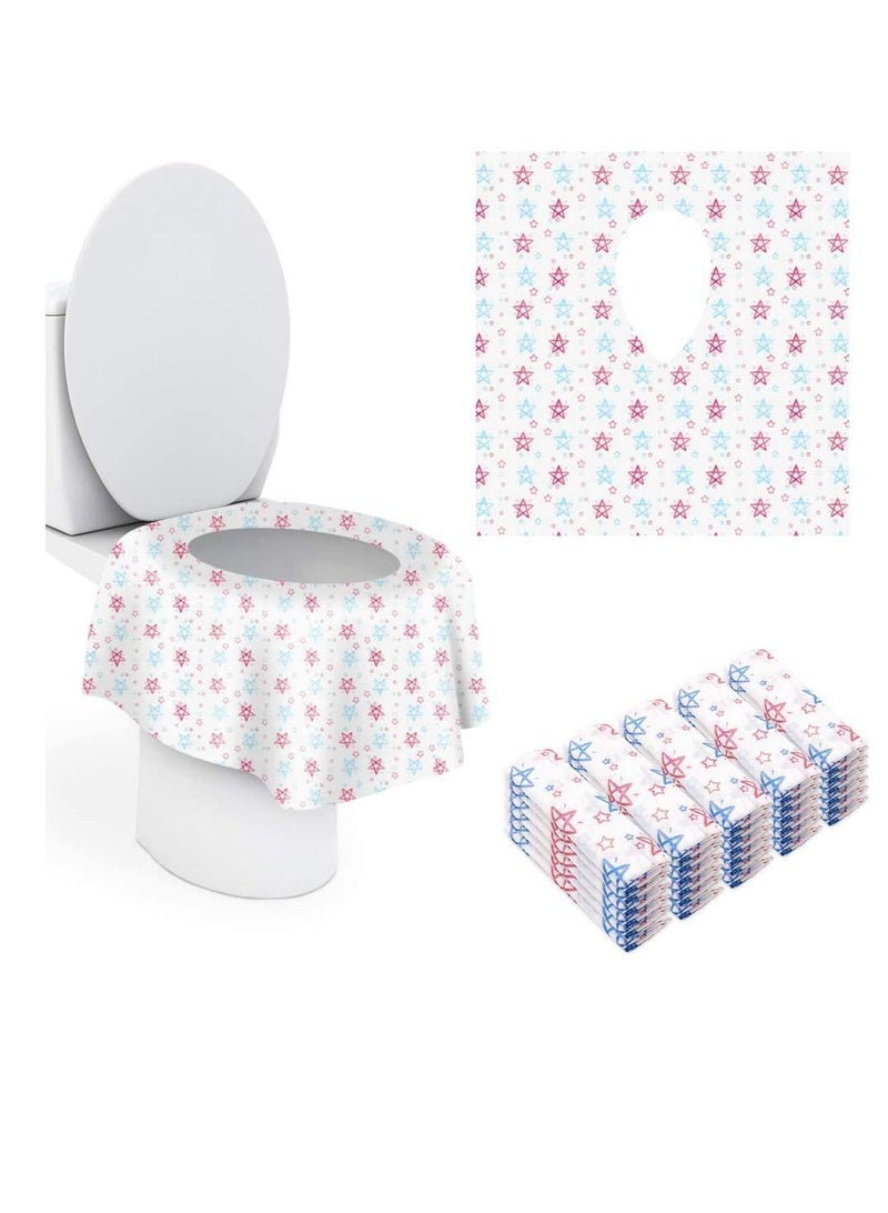 Disposable Toilet Seat Cover, 30Pcs Extra Large XL Potty Covers, Waterproof Individually Wrapped, Portable Travel for Public Toilets Adults Kids Toddler Training - Image 1