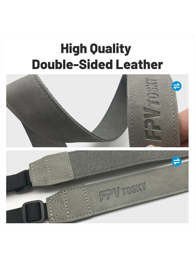 FPVtosky Lanyard for DJI RC & RC 2 & RC Pro Controller, DJI Mini 3 Pro Lanyard RC Neck Strap, Soft Leather Lanyard Compatible with Mavic 3 / Air 3 / Mini 3 Pro/Remote Controller Accessories - Image 3
