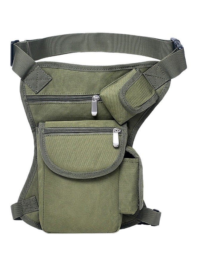 Loquat Multi-functional Canvas Waist Bag,Tactical Drop Leg Bag Utilitary Water Resistant Pouch Cross Over Leg Rig Thigh Pack for Motorcycle Cycling Riding Outdoors Camping - Image 2