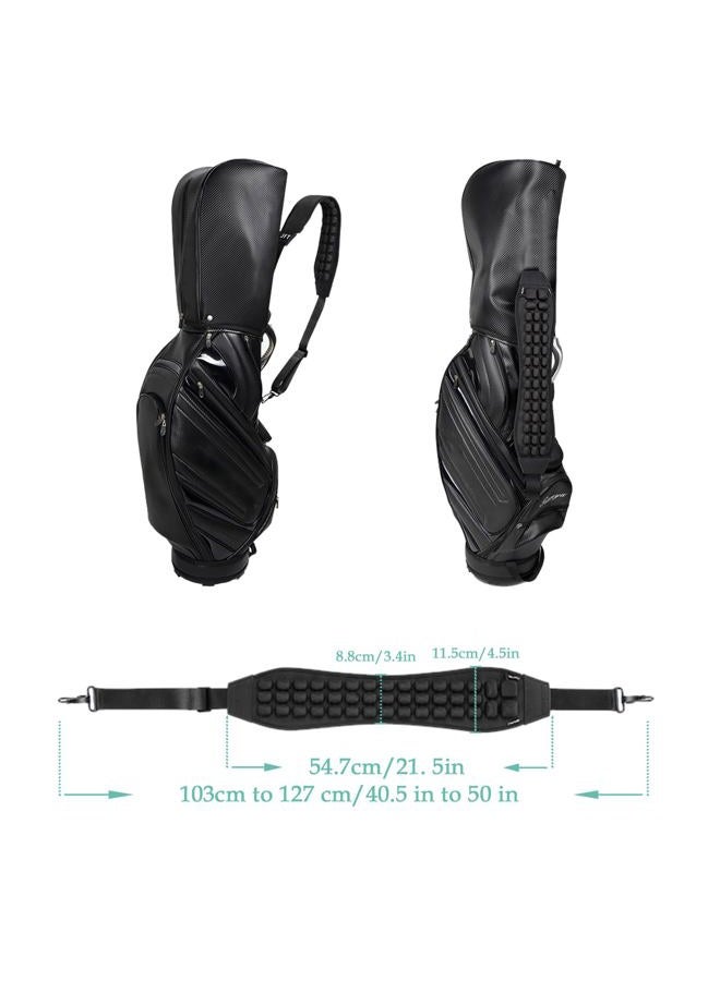 Vortika Golf Bag Straps, Air Cushion Anti-Gravity Decompression Universal Adjustable Replacement Strap for Guitar Bag/Fishing Bag/Travel Bag/Medium and Large Backpacks - Image 5