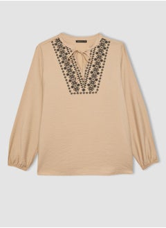 DeFacto Woman Regular Fit Long Sleeve Blouse  - Image 1